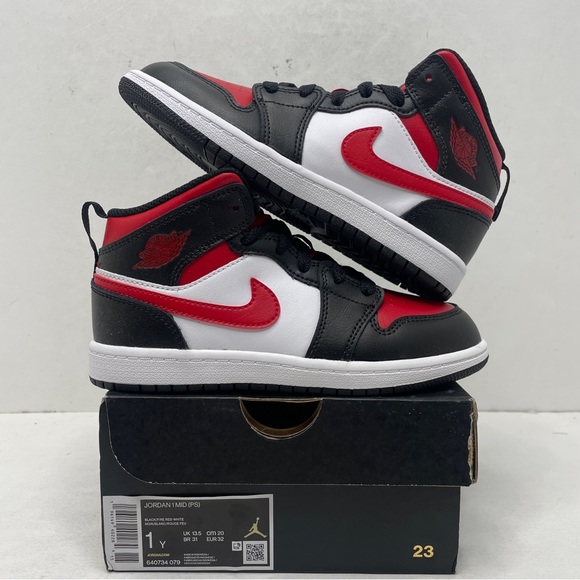 Jordan Other - Nike Air Jordan 1 Retro Mid PS “Fire Red” 2023